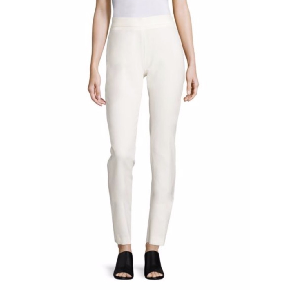 IRO Ivory 100% Cotton Cropped Tailored Moore Pants EUC Size FR 38/ US 6